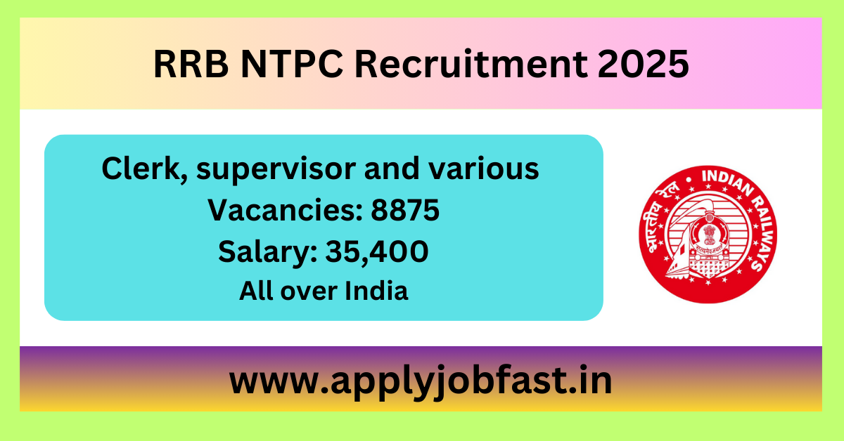 RRB NTPC Recruitment 2025