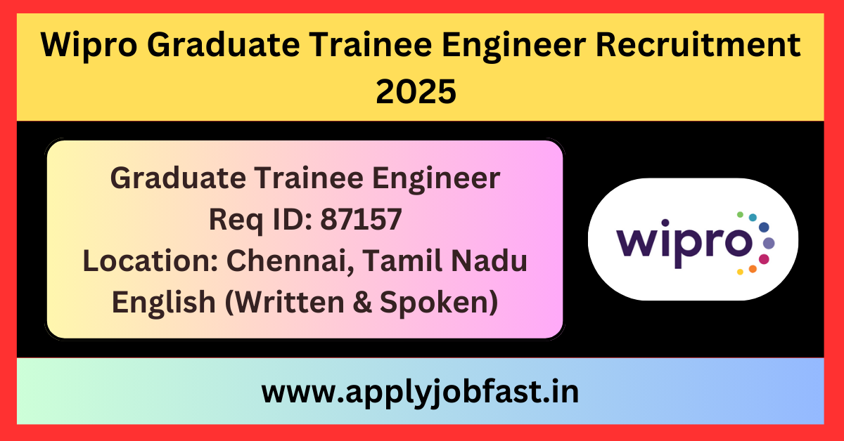 Wipro Graduate Trainee Engineer Jobs 2025