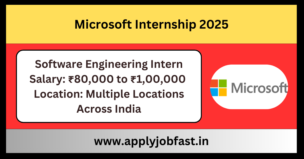 Microsoft Internship 2025.